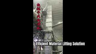 Tinggikan Material Secara Efisien Bucket Elevator