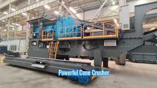 Penghancur Kerucut Hidraulik yang Kuat untuk Konstruksi