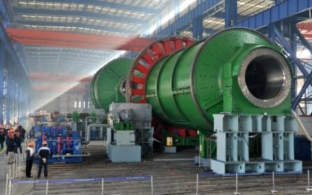 Fully Functional φ 8.8m× 4.8m (F/F) Wet Sag Mill And Supporting System