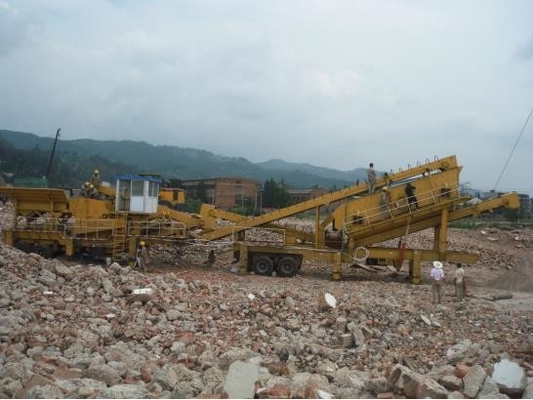 Energy Saving Construction Waste Crushing Station Metallurgy equipment