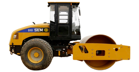 High Efficiency SEM512 1600mm Single Drum Road Roller And Soil Compactor