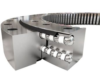 Rubber Seal External Gear  4 Point Contact Slewing Ring Bearing