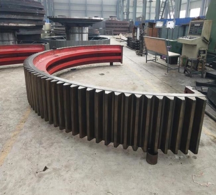 Suku Cadang Peralatan Pertambangan dengan Mill Girth Gear ZG45 Dan Pinion Gears