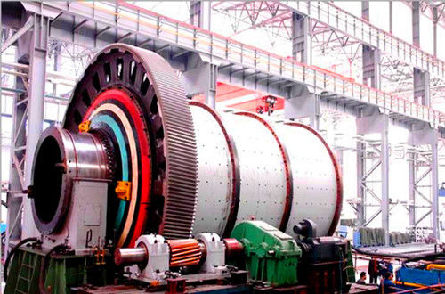 50TPH Steel Ball Mill Asynchronous Motor Kontrol PLC Standar AGMA
