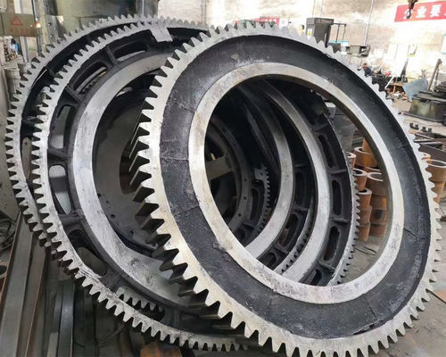 10Module Sampai 70Module Big Ring Gear Untuk Rotary Kiln Dan Ball Mill