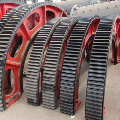 GS42CrMo4 Alloy Cast Steel Sesuaikan Mill Pinion Gears Untuk Ball Mill