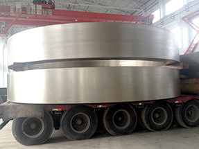 Pengecoran Rotary Kiln Presisi Tinggi Dan Tempa Ban Roda OEM Disesuaikan