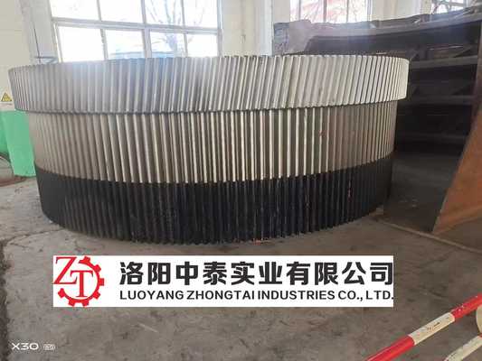 Kiln Besar / Mill Girth Gear Kustomisasi Pemesinan Kasar Kosong