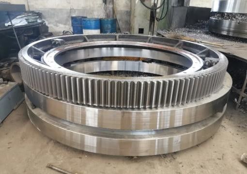 GS42CrMo4 Alloy Cast Steel Mill Girth Gear Ring Gear Untuk Pabrik Pertambangan