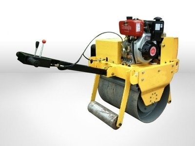 Wheel Base 470mm Mini Hand Road Roller Untuk Konstruksi Tugas Berat