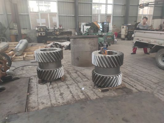 Pinion Bevel Sudut Tekanan Disesuaikan Dengan Jumlah Gigi Disesuaikan