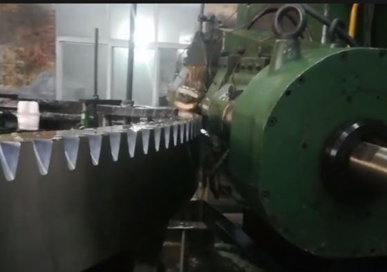 Minyak tempa Girth Gear Ball Mill 120 Mt Max 100-16000mm Untuk Industri