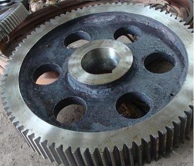 42crmo Baja Pinion Gear Cast dan Forged Ball Mill Spare Parts