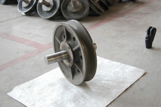 Casting Forging Sheave Wheel Pulley Crane Wheel 42crmo Alloy Steel Cast Iron