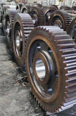 Pinion Ball Mill Baja Paduan 42CrMo yang Dikeraskan yang Disesuaikan