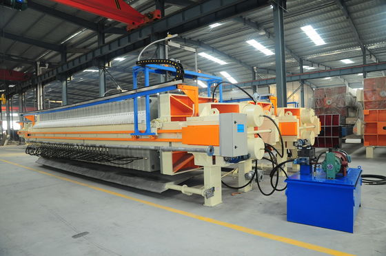 Plat Flipping Otomatis Filter Press, Hidraulik Drive Filter Plat stainless steel