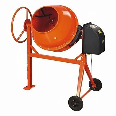 Peralatan pabrik semen tahan lama Peradangan drum vertikal dengan roda miring manual dan motor output tinggi untuk pencampuran bahan