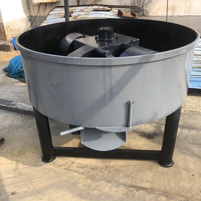 Peralatan Pabrik Cement Tugas Berat Beton Batch Flat Mixer Untuk Mempersiapkan Beton Cement Mortar Plaster