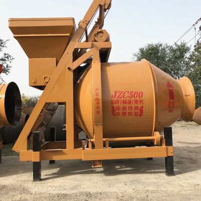Industri JZC Tipping Drum Mixer Perlengkapan pabrik semen yang dapat disesuaikan