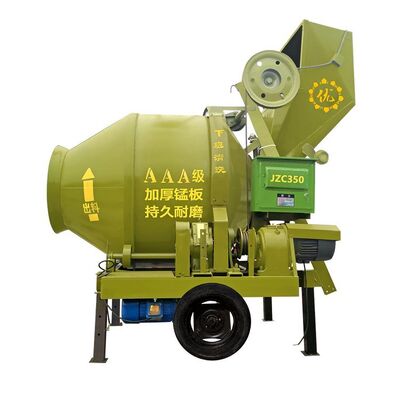 China Manufacturer JZC Tipping Bucket Drum Mixer Untuk Pabrik Produksi Semen Dan Peralatan Pabrik Semen