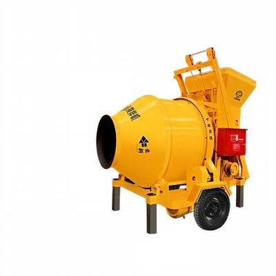 Peralatan Pabrik Semen A2-510 Mixer Beton Portabel Bertenaga Mesin Diesel Untuk Lokasi Tambang Terpencil