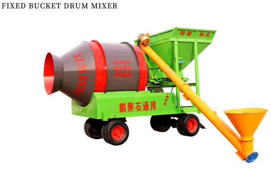 Mesin Pengaduk Beton Seri JZM Mixer Drum Tetap Peralatan Pabrik Semen