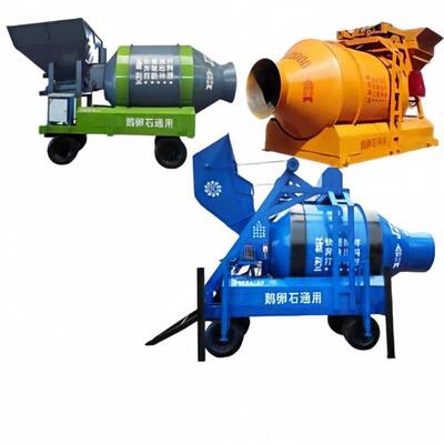 Mesin Pengaduk Beton Semen Drum Tetap Peralatan Pabrik Semen Mesin Konstruksi untuk Proyek Pendukung Tambang
