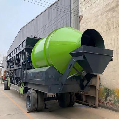 Jalur Produksi Beton Seluler JZM Seri Pabrik Campuran Drum Cement Plant Peralatan Untuk Pembangunan Jalan