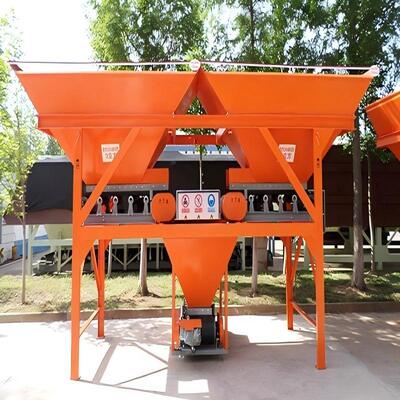 Mesin Batching Beton Otomatis PLD600-PLD3200 Peralatan Batching Penimbangan Agregat Multi-hopper Pabrik Semen