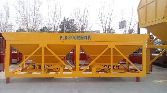 Seri PLD Mesin Batching Beton Presisi Tinggi Peralatan Batching Agregat Multi-hopper