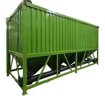 Silo Semen Horizontal Profil Rendah, Tangki Semen Horizontal Penyimpanan Bubuk Curah Peralatan Pabrik Semen