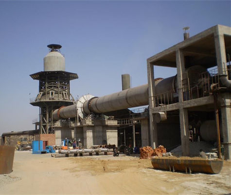 Produksi Lengkap Kalsinasi Nikel Laterit Rotary Kiln 12000t / D