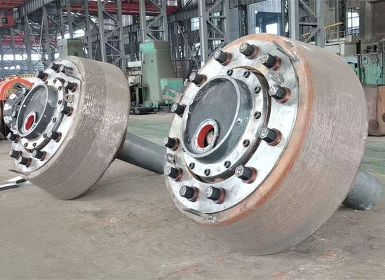LGSM High Mangan Steel Grinding 1000t / H Mill Roller Suku Cadang Mesin CITIC HIC