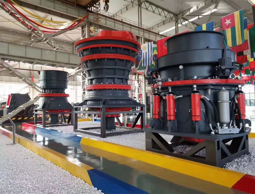 Concrete Spring Mobile Cone 1200TPH Mesin Penghancur Batu