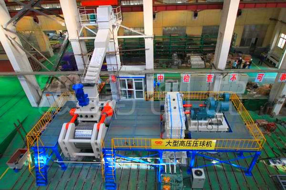 Mesin Briket Dingin / Panas Mesin Metalurgi 100TPH Dan Mesin Press Bola