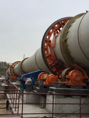 100tpd Sampai 3000tpd Mesin Pembuat Pabrik Semen Rotary Kiln