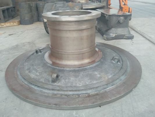 485MPA CITIC HIC Suku Cadang Mesin Ball Mill Parts End Cover Untuk Ball Mill Mill Shell