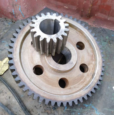 42CrMo Steel 45 Steel Spur Gear Wheel Pinion Gears Untuk Ball Mill