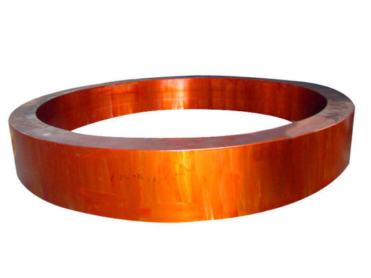 Rotary Dryer 42CrMo4 Steel Forging Ring Kiln Tire dengan Diameter Besar