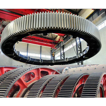Heavy Duty 16000mm ball mill girth gear Untuk Ball Mill Dan Rotary Kiln